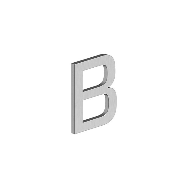 4 LETTER B, E SERIES W/ RISERS, STAINLESS STEEL in Brushed Stainless